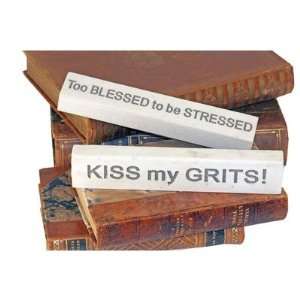  Groovy Office Kiss My Grits Paperweight