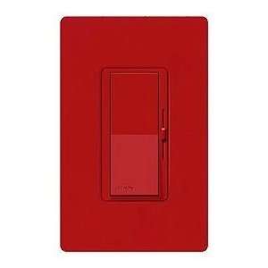  Lutron Diva SC 600W 3 Way Hot Red Dimmer