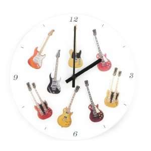  Wall clock Guitares De Collection.