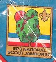 BOY SCOUTS AMERICA NECKERCHIEF 1973 NATIONAL JAMBOREE  