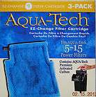 Aqua Tech 3 Pack EZ Change Filter Cartridge 5 15 #1 NIB