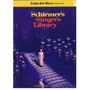  Schirmers Singers Library Arias for Bass (9789996089213 