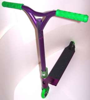 ENVY BLUNT AOS V2 PROFESSIONAL KICK SCOOTER GREEN PURPLE COMPLETE 
