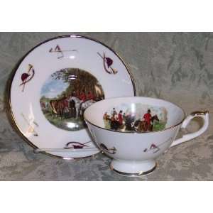  Sheltonian English Bone China Tea Cup & Saucer Set 