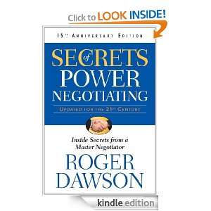   , 15th Anniversary Edition Inside Secrets from a Master Negotiator