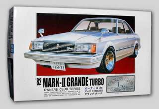 1982 TOYOTA MARK II TURBO 1/24 Arii Owners Kit #31167  