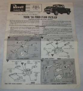 Revell 1/25 56 Ford Pickup Truck Model Kit # H 1283  