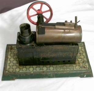   Antique Steam Engine Gebruder Bing Toy Model Nuremberg Bavaria Germany
