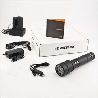 WiseLed Tactical flashlight 2000 dive torch lumen 2600  