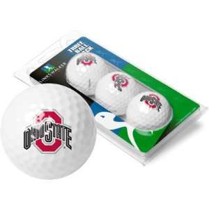 Ohio State 3 Golf Ball Sleeves 