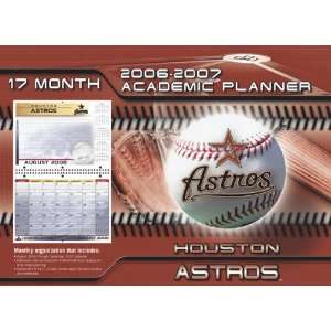  Houston Astros 8x11 Academic Planner 2006 07 Sports 