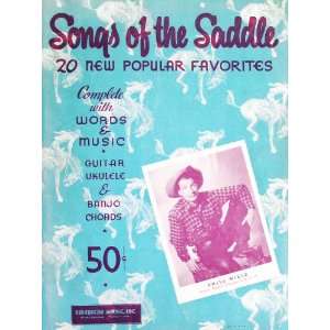 Songs of the Saddle No. 3 American Music  Books