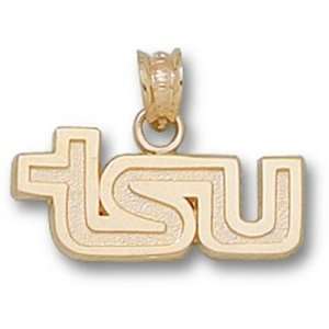  Tennessee State Tigers TSU Pendant   14KT Gold Jewelry 