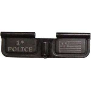  1* Police with American Flag Custom Ejection Port Cover 