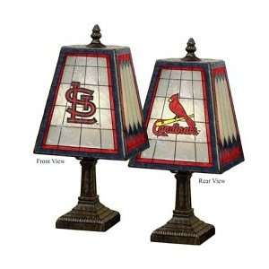  14 Art Glass Table Lamp St Louis Cardinals