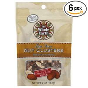 The Whole Earth Roasted Almond Nut Clusters, 5 Ounce (Pack of 6 