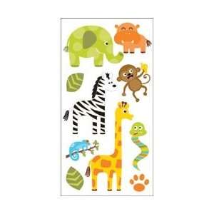   Stickers 2.75X6.75 Sheet   On The Safari Arts, Crafts & Sewing