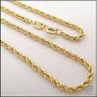 o1548 brand new 18k solid yellow gold chain necklace length