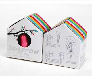 Sparrow Whistle + Key Ring + Key Holder Bird House Perfect Gift Idea 