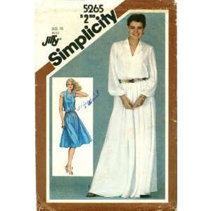  Simplicity 5265 Sewing Pattern Misses Jiffy Long or Short 