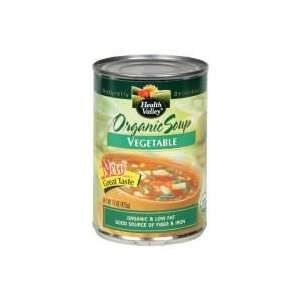  Health Valley Organic Soup, Vegetable, 15 oz, (pack of 6 