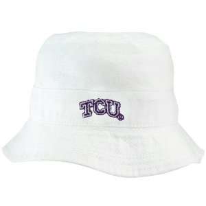   Horned Frogs (TCU) Infant White Bucket Hat