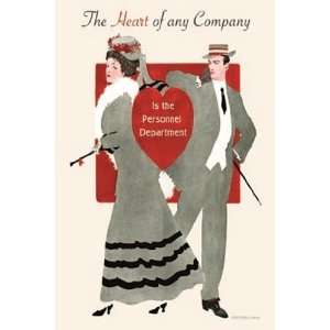 The Heart of Any Company by Wilbur Pierce 12x18 