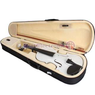 Handmade Acoustic 4/4 Violin White Spruce Perfect Student Instrument 