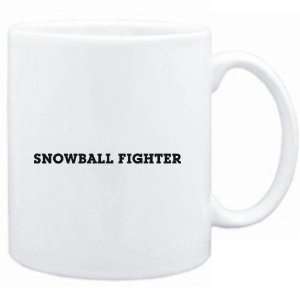 Mug White  Snowball Fighter SIMPLE / BASIC  Sports  