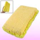 Soft Stain Removal Yellow Microfiber Sponge Cleaning  