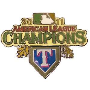    Texas Rangers 2011 American League Champions Pin