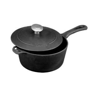  Sante Sauce Pan with Lid Cast Iron With True Seasoned 