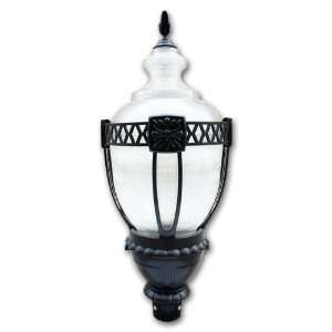  Inch Metal Halide Commercial Street Lamp Black Frame with White Shade