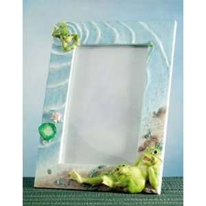  Frog Theme Picture Frame   Cold Cast Resin   5x7