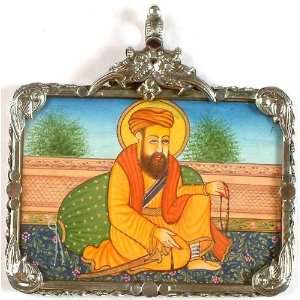  A Sikh Guru   Sterling Silver 