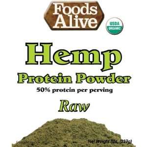  2 Pack   Hemp Protein Powder   Organic (50% protein) (8 oz 