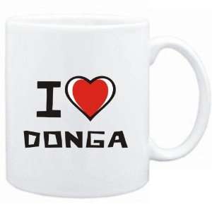  Mug White I love Donga  Cities