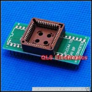 PLCC44 to DIP40 Programmer Socket Adapter Converter  