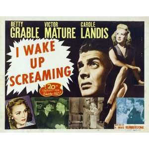  I Wake Up Screaming Movie Poster (22 x 28 Inches   56cm x 