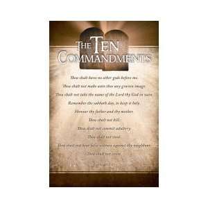  Church Bulletin; The Ten COmmandments