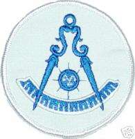 Masonic Past Master Embroidered Emblem Patch  