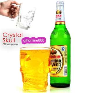 Creative Large Crystal Skull Cup / Beer Mug / Pirate Glass  