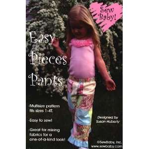  Sew Baby Easy Pieces Pants Pattern By The Each Arts 