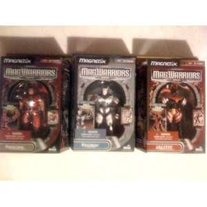  Set of 3 Mag Warriors Toys & Games