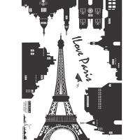 Paris Eiffel Tower Removable Wall Decal Sticker SS217  