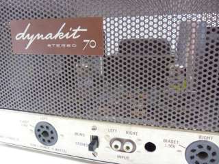 Dynaco Dynakit Stereo 70 ST70 Tube Amplifier Dyna Co.  