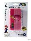 Nintendo DS PRINCESS PEACH Character 6 Game Cartridge SD Case BDA 