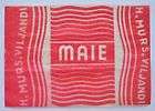 1930s estonia maie vintage candy wrapper red type 