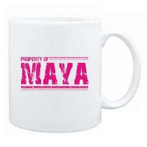 New  Property Of Maya Retro  Mug Name 