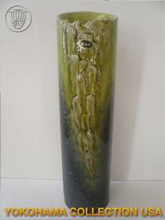 Japanese Shigaraki Style Cylinder Shape Ikebana Vase/ Flower 